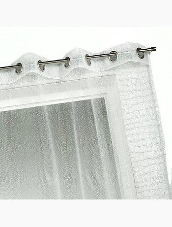 Voile di organza a righe orizzontali sottili