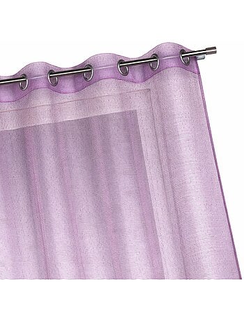 Voile di organza a righe orizzontali sottili