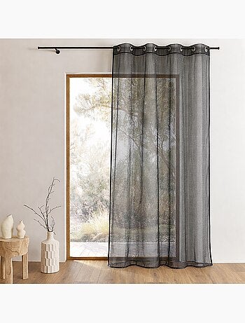 Voile di organza a righe orizzontali sottili