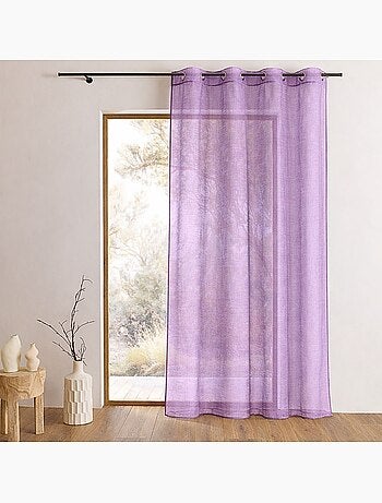 Voile di organza a righe orizzontali sottili