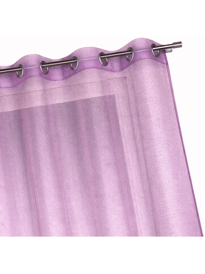 Voile di organza a righe orizzontali sottili Rosa fucsia - Kiabi