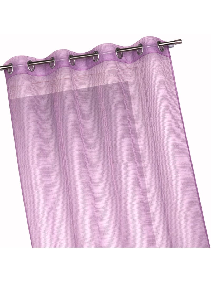 Voile di organza a righe orizzontali sottili Rosa fucsia - Kiabi