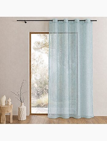 Voile di organza a righe orizzontali sottili