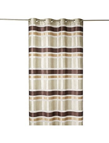 Voile di organza colorato a righe orizzontali