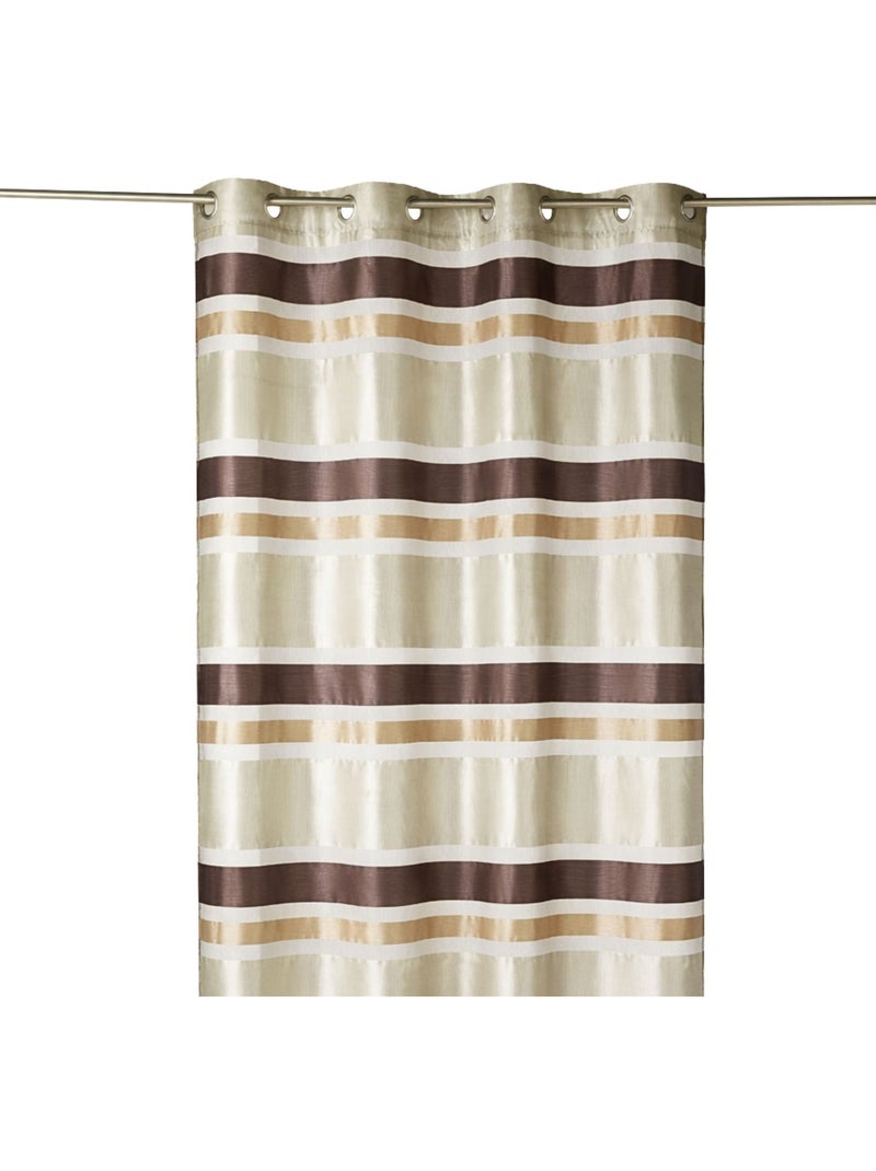 Voile di organza colorato a righe orizzontali Beige - Kiabi