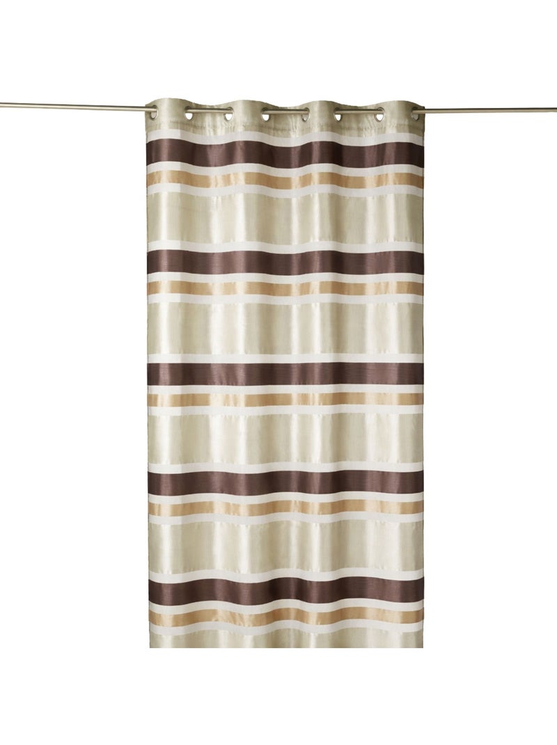 Voile di organza colorato a righe orizzontali Beige - Kiabi