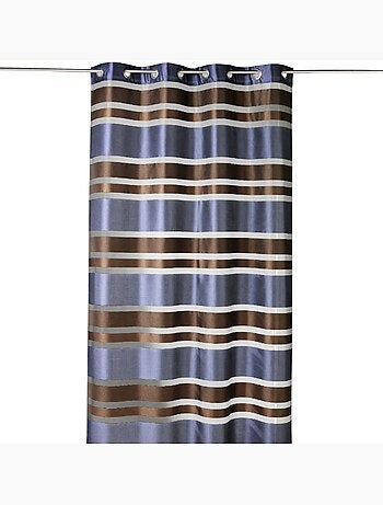 Voile di organza colorato a righe orizzontali