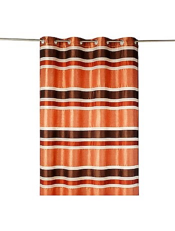 Voile di organza colorato a righe orizzontali