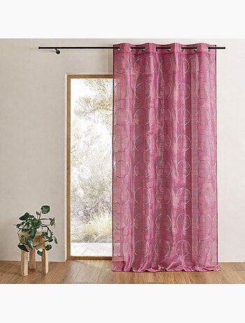 Voile di organza con cerchi ricamati