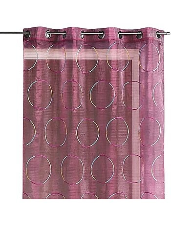Voile di organza con cerchi ricamati