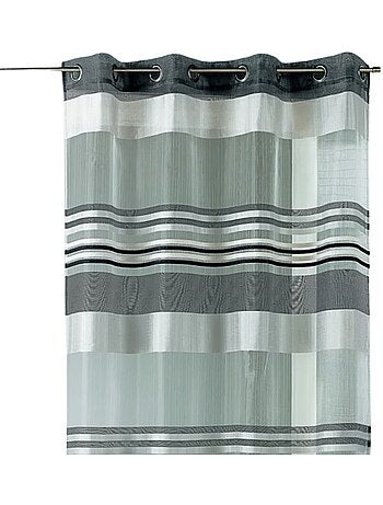Voile di organza con righe orizzontali intrecciate