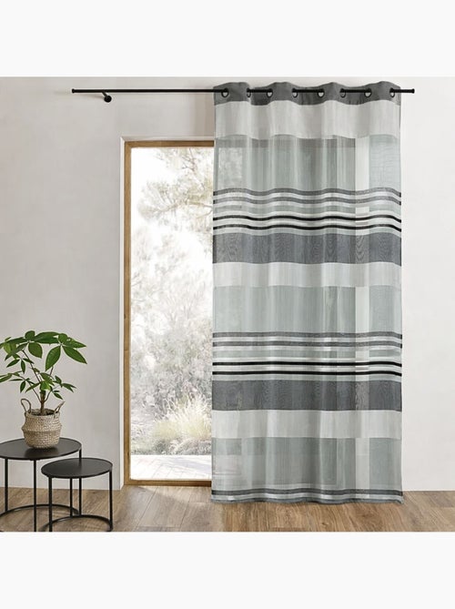 Voile di organza con righe orizzontali intrecciate - Kiabi Voile di organza con righe orizzontali intrecciate - Kiabi