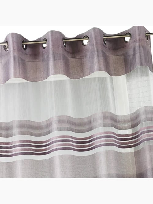 Voile di organza con righe orizzontali intrecciate - Kiabi Voile di organza con righe orizzontali intrecciate - Kiabi