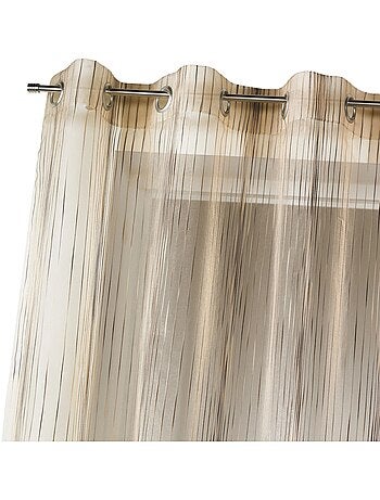 Voile di organza con righe verticali intrecciate