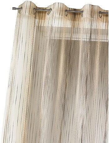 Voile di organza con righe verticali intrecciate