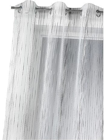 Voile di organza con righe verticali intrecciate