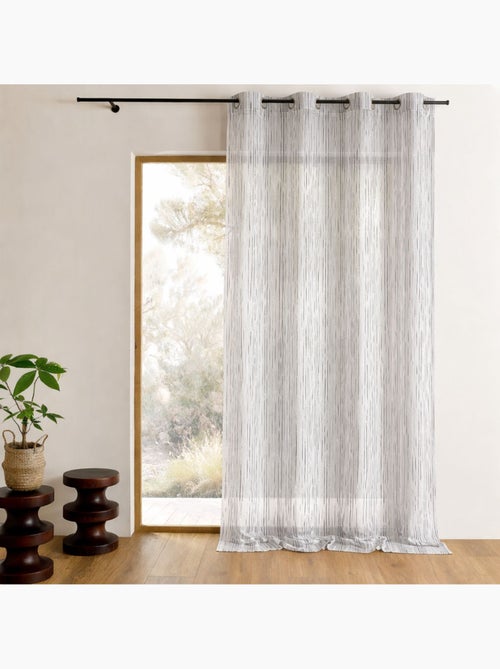 Voile di organza con righe verticali intrecciate - Kiabi Voile di organza con righe verticali intrecciate - Kiabi