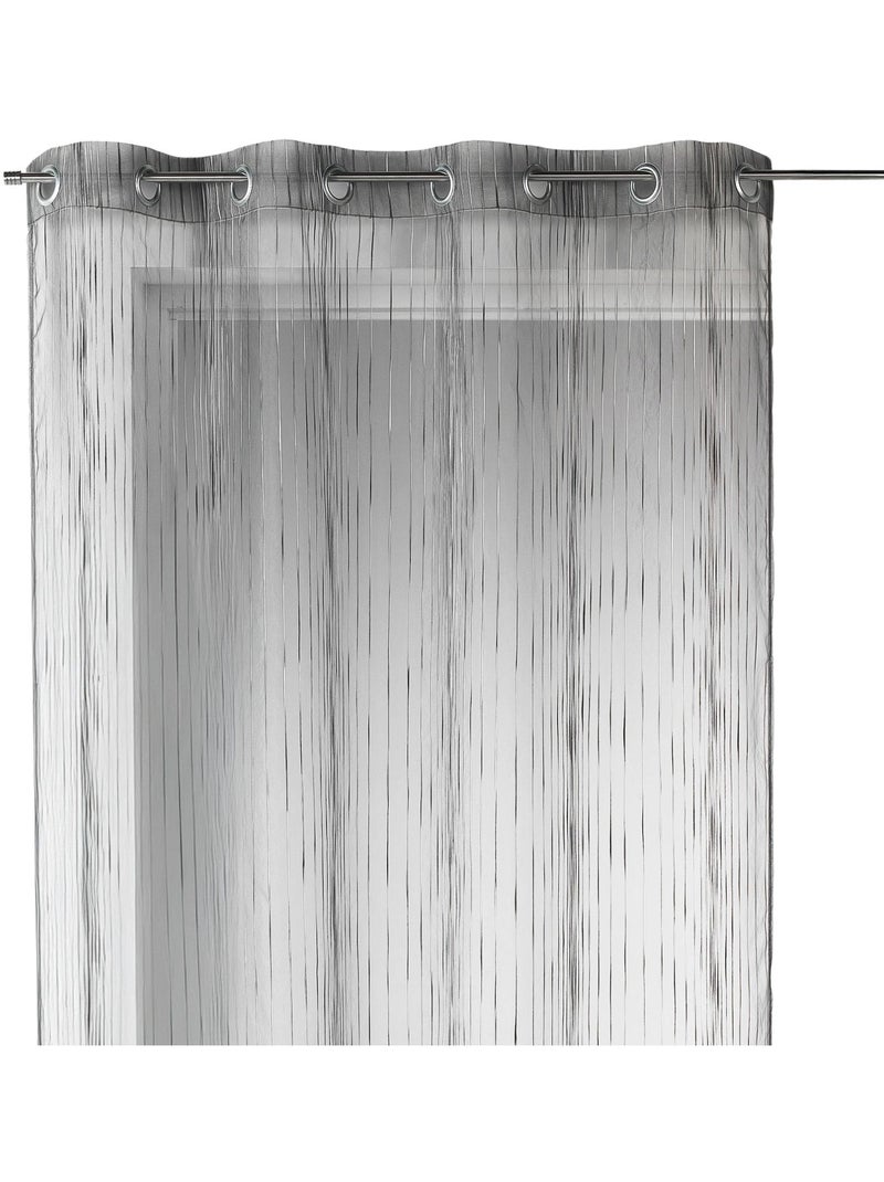 Voile di organza con righe verticali intrecciate Grigio chiaro - Kiabi