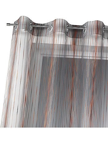 Voile di organza con righe verticali intrecciate