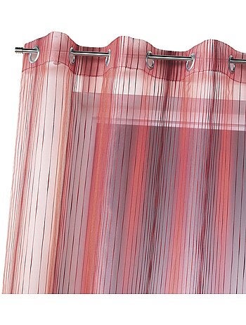 Voile di organza con righe verticali intrecciate