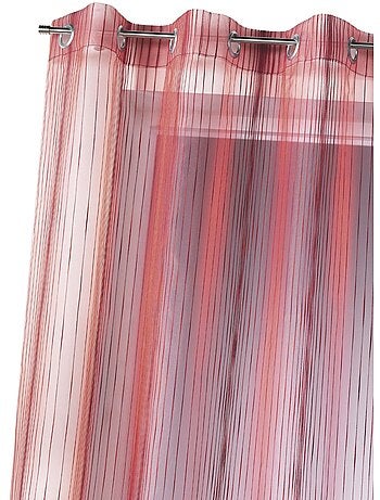 Voile di organza con righe verticali intrecciate