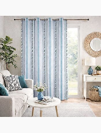 Voile di organza con sottili strisce zebrate