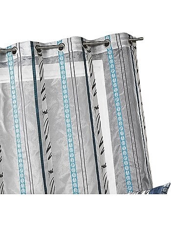 Voile di organza con sottili strisce zebrate