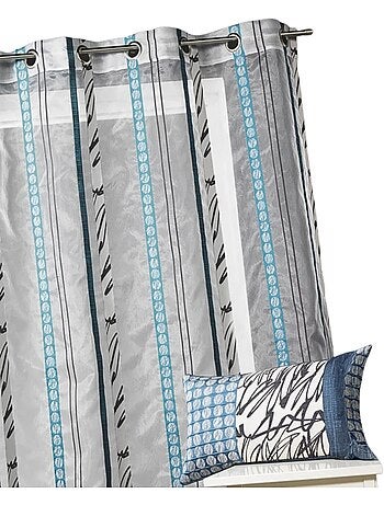 Voile di organza con sottili strisce zebrate