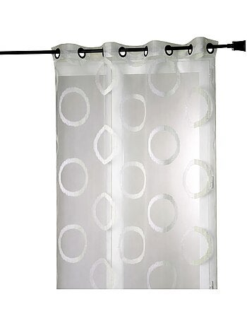 Voile di organza jacquard con motivo rotondo