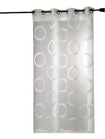 Voile di organza jacquard con motivo rotondo