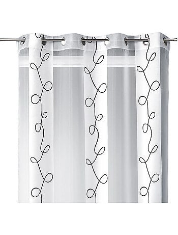 Voile di organza stampato a righe e fili