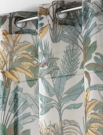 Voile effetto lino Jungle