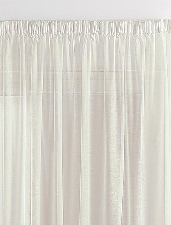 Voile liscio e levigato con cornely