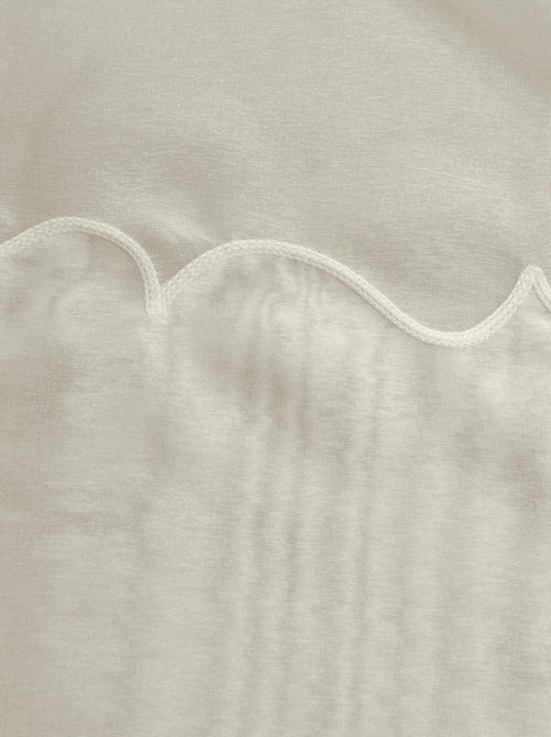 Voile liscio e levigato con cornely - Kiabi