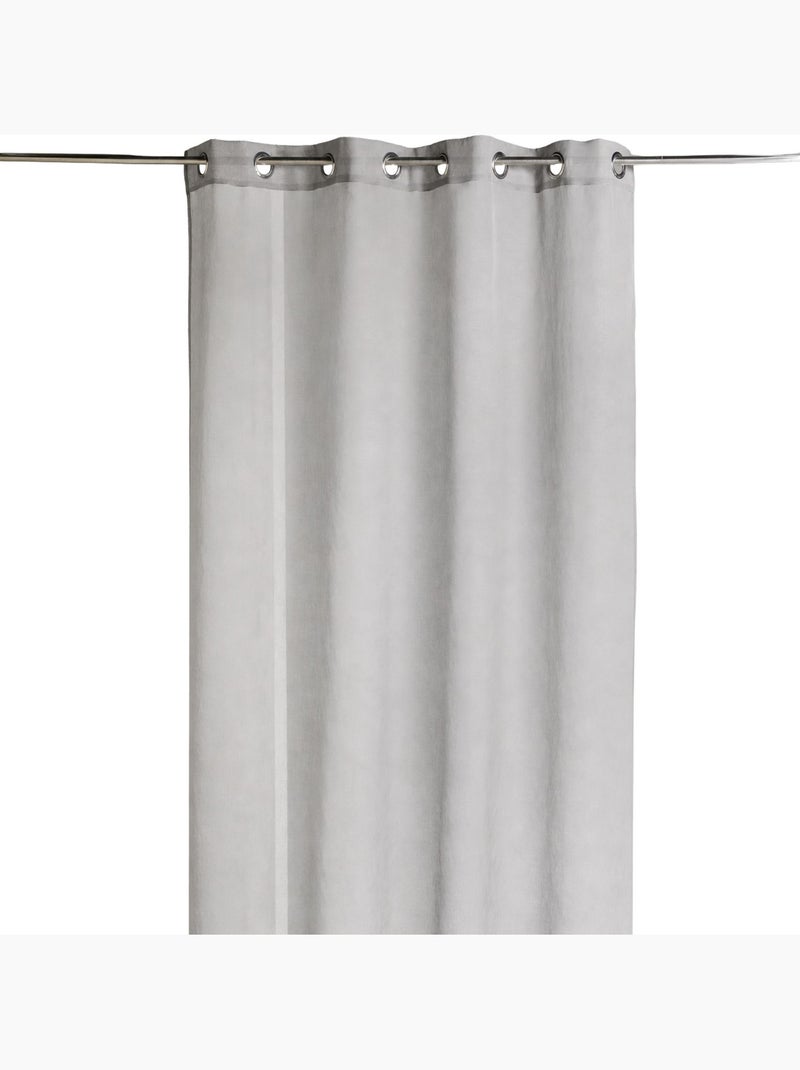 Voile liscio pronto per l'installazione Grigio chiaro - Kiabi