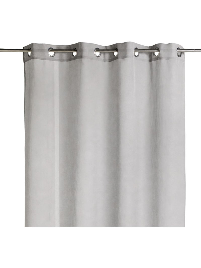 Voile liscio pronto per l'installazione Grigio chiaro - Kiabi