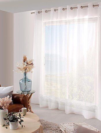 Voile liscio ricamato Cornely
