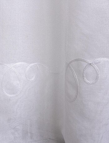 Voile liscio ricamato Cornely