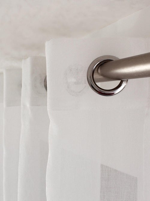 Voile liscio ricamato Cornely - Kiabi