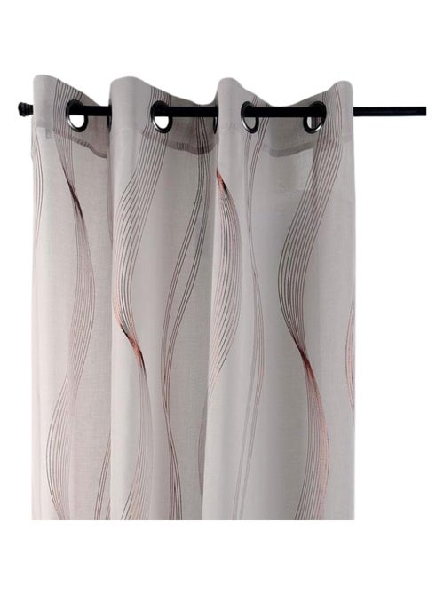 Voile metallizzato a righe ondulate - Kiabi