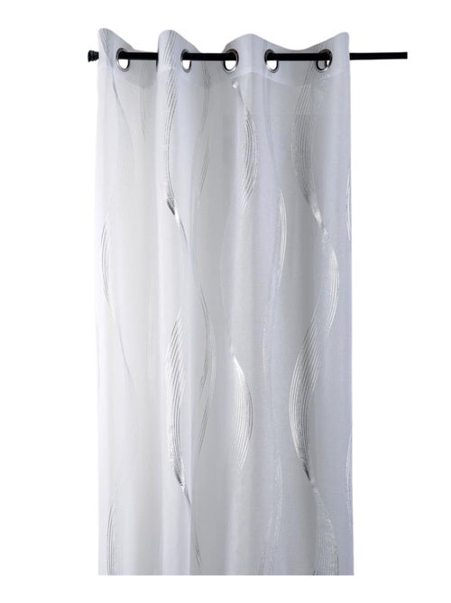 Voile metallizzato a righe ondulate - Kiabi