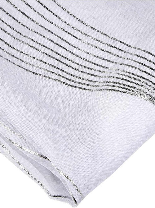 Voile metallizzato a righe ondulate - Kiabi