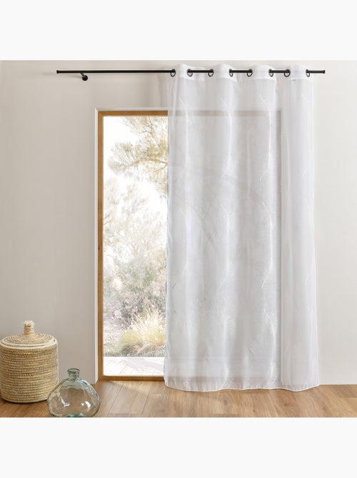 Voile ricamato con foglie - Kiabi Voile ricamato con foglie - Kiabi
