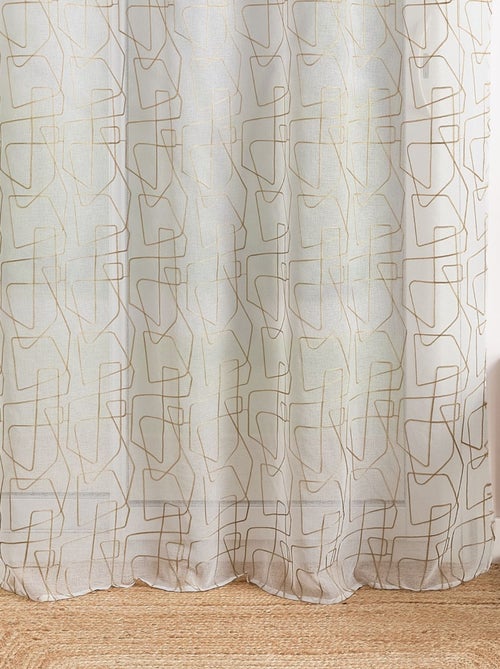 Voile ricamato in stile grafico - Kiabi