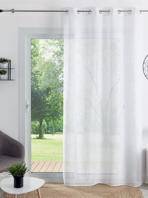 Voile ricamato in stile grafico - Kiabi