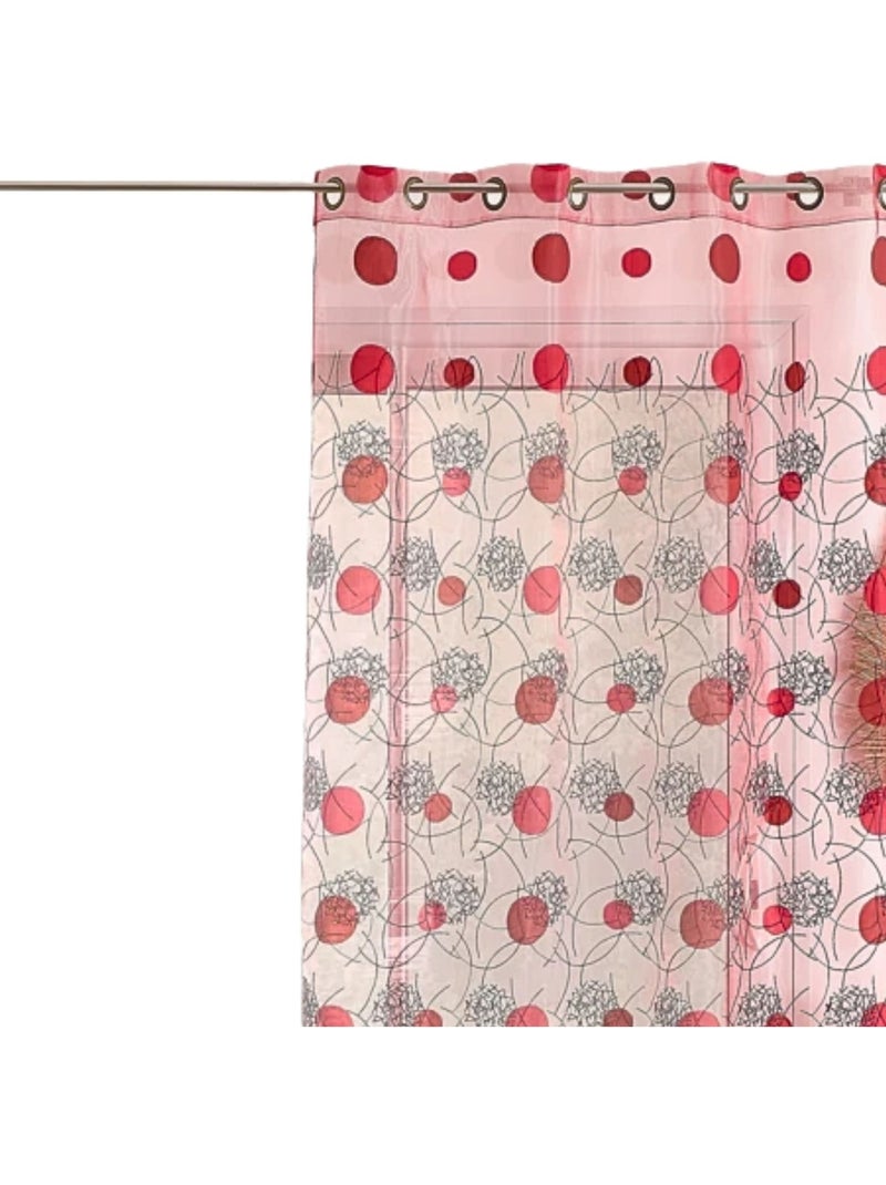Voile rosso con motivi ricamati Rosso - Kiabi