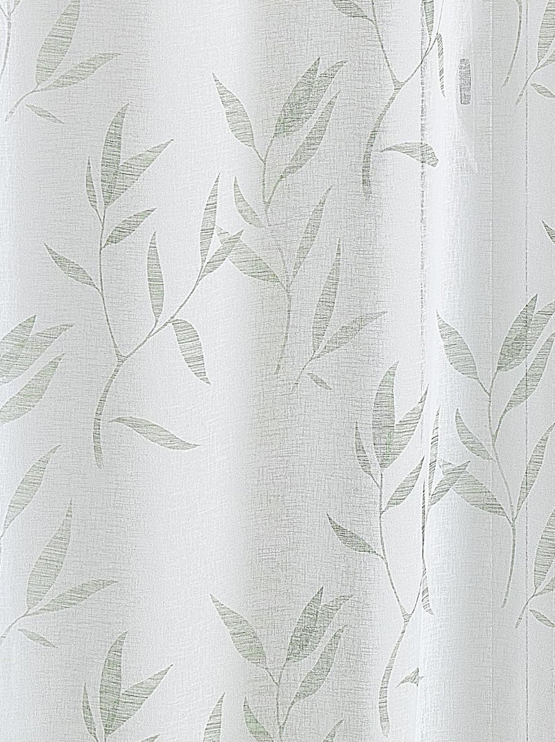 Voile stampato "Bamboo Verde oliva - Kiabi