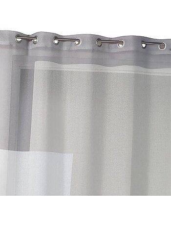 Voile stampato con motivi grafici