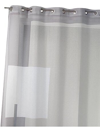 Voile stampato con motivi grafici
