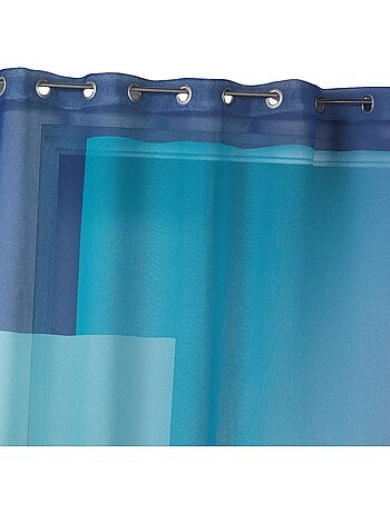Voile stampato con motivi grafici